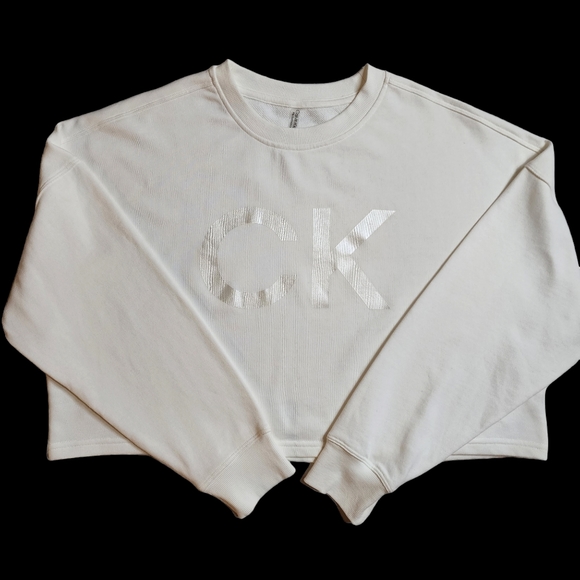 Calvin Klein Performance Tops - Calvin Klein Performance Longsleeve Crop Top Sz M NWOT